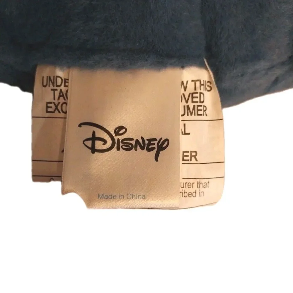 Disney Mickey Mouse Head Plush Throw Pillow Blue Accent Decor